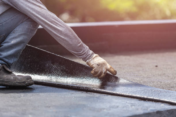 Professional Waterproofing technician working in Millersport, OH